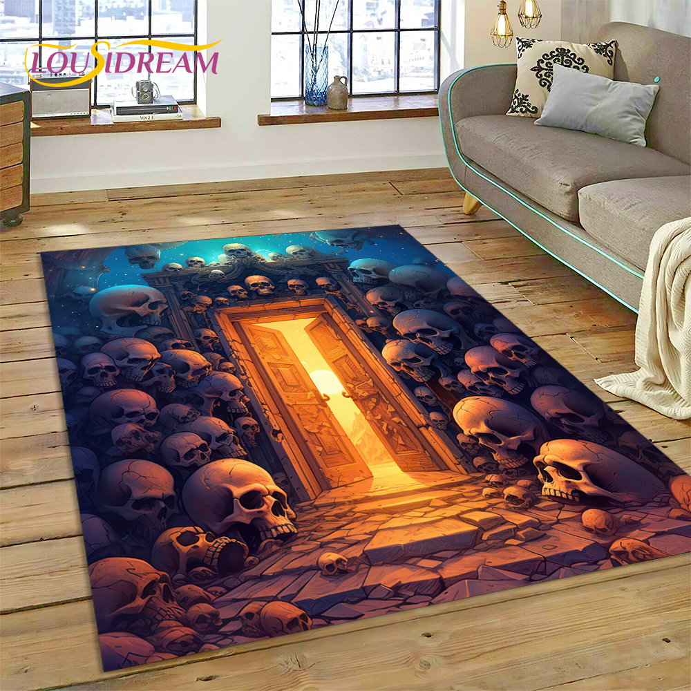 3D Horror Gothic Skull Skeleto – обзор и цена Home Decor Online Free