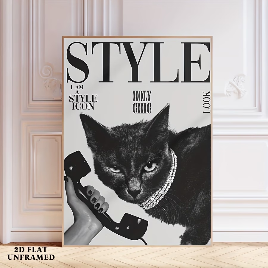 Retro Black Cat Making And Rec – обзор и цена Home Decor Cat