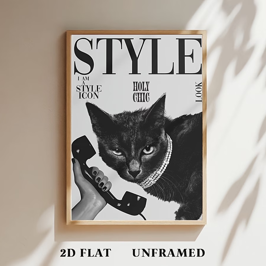 Retro Black Cat Making And Rec – обзор и цена Home Decor Cat