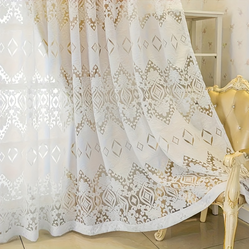2Panels Elegant Floral Jacquar – обзор и цена Blackout Curtains