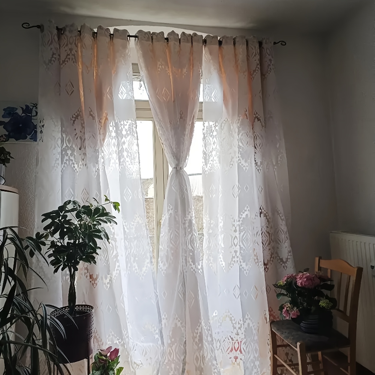 2Panels Elegant Floral Jacquar – обзор и цена Blackout Curtains