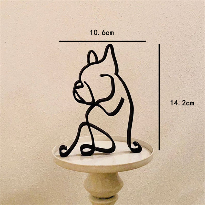 Dog Art Sculpture Metal Dog Ab – обзор и цена Home Decor Y2K