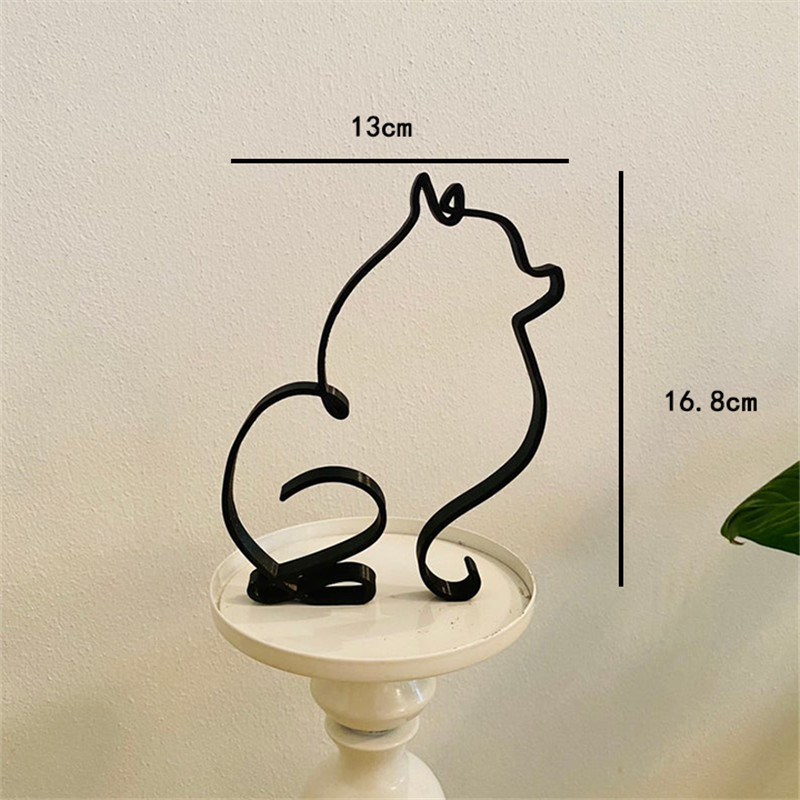 Dog Art Sculpture Metal Dog Ab – обзор и цена Home Decor Y2K