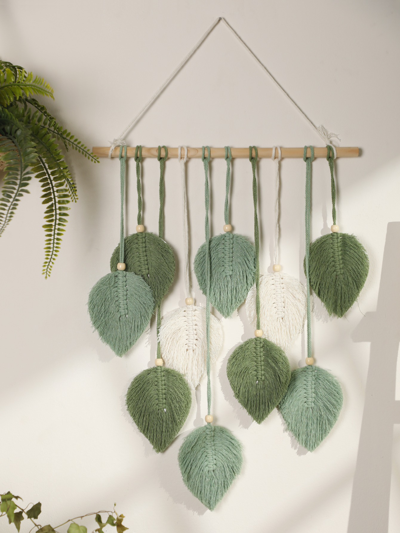 Leaf Macrame Tapestry Brown Gr – обзор и цена Home Decor Y2K
