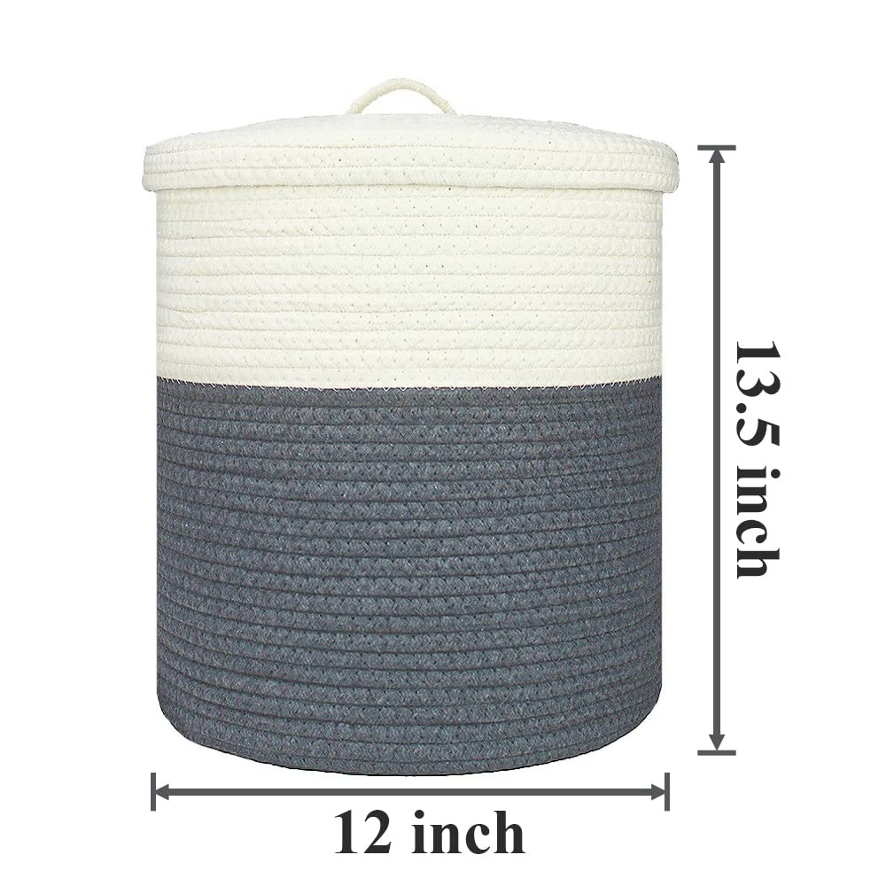 Cotton Rope Storage Basket wit – обзор и цена Home Decor Hampers