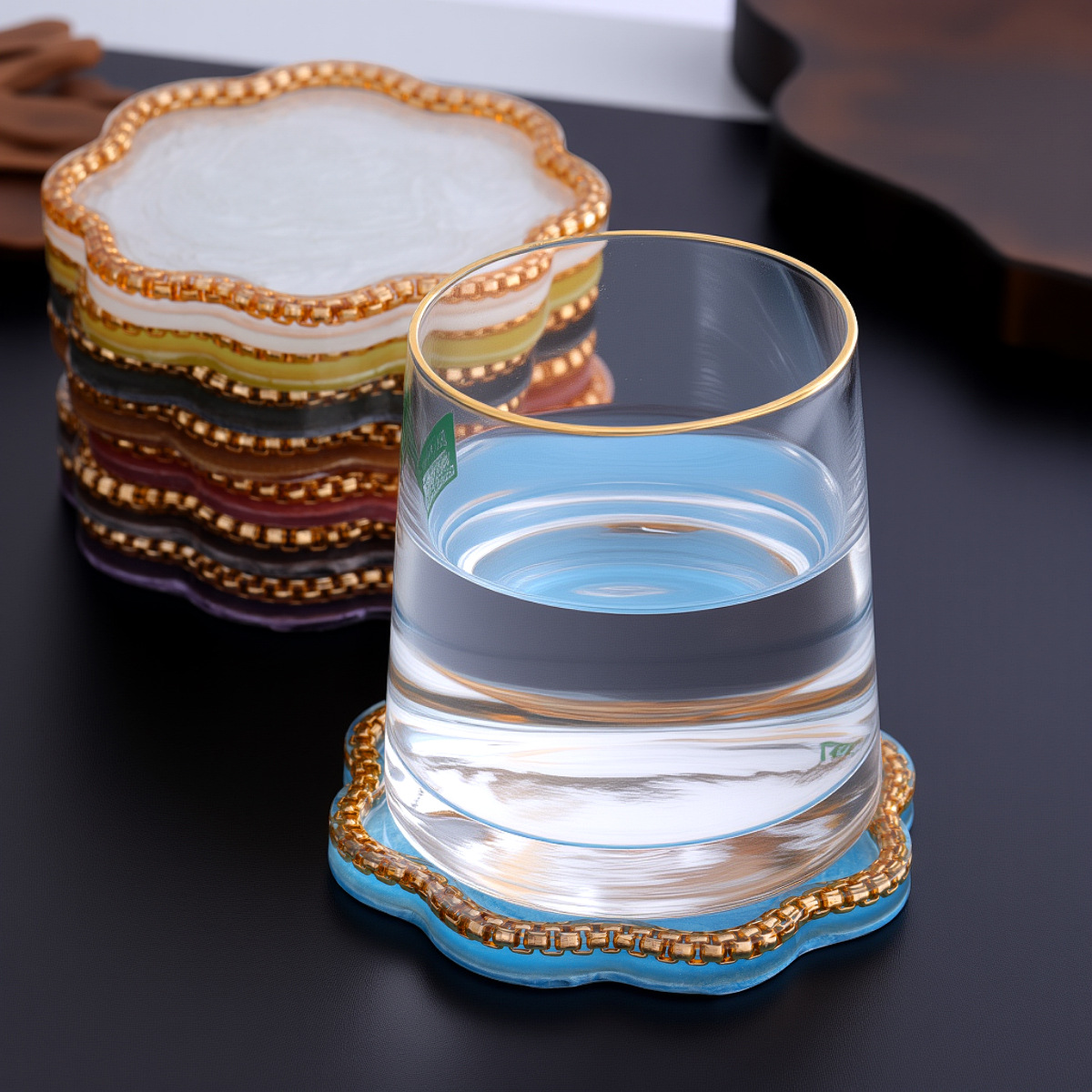 Resin Agate Gold Color Palette – обзор и цена Home Decor Color Palettes