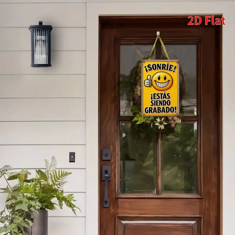 Tin Sign - Smile You Are Being – обзор и цена Home Decor Emoji