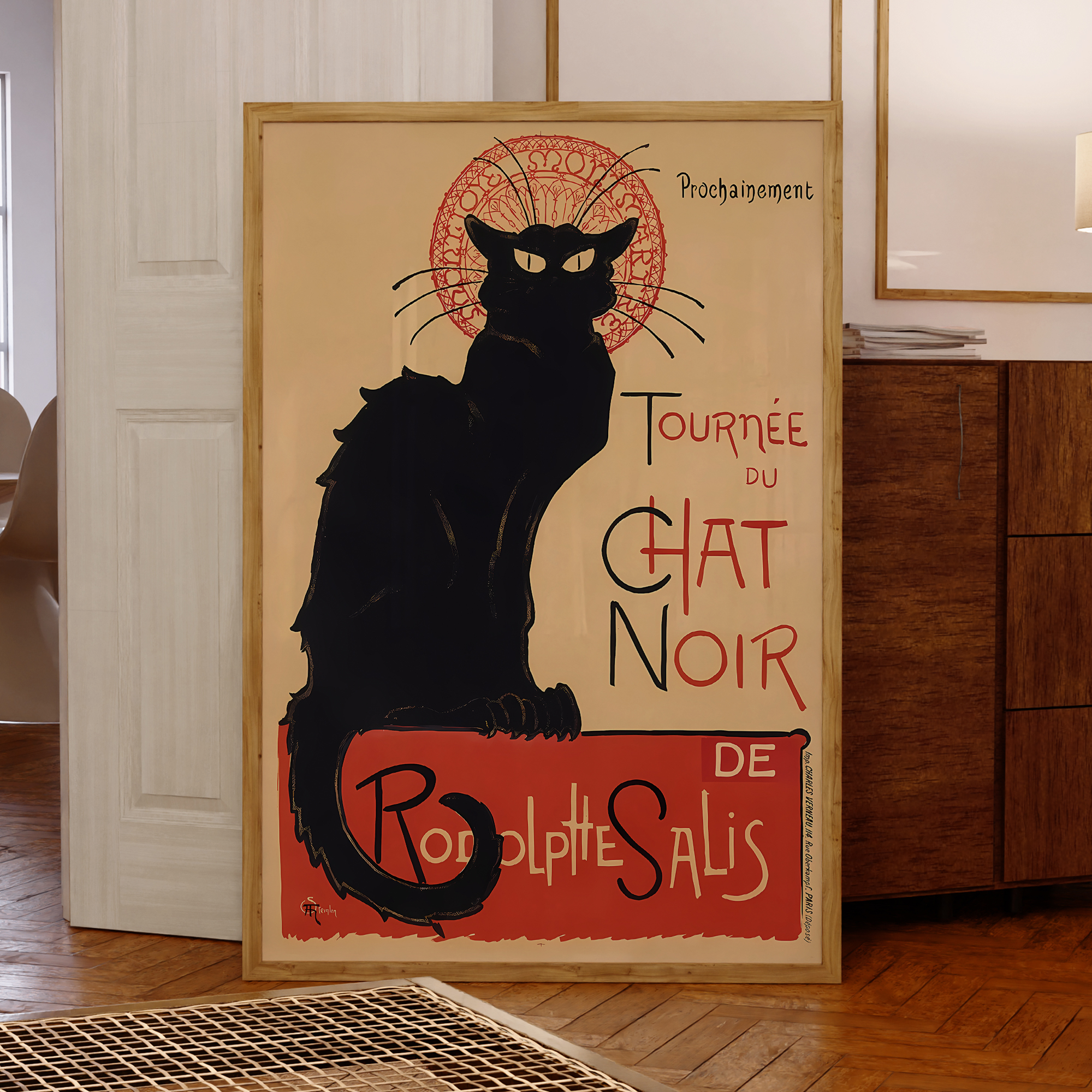 Modern Chat Noir - Black Cat V – обзор и цена Home Decor Cat