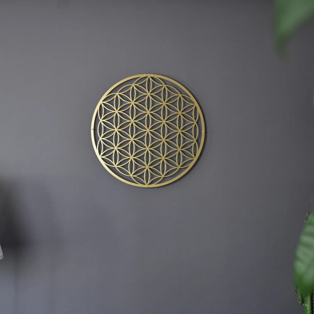 Flower of Life Metal Wall Art  – обзор и цена Home Decor Sofa