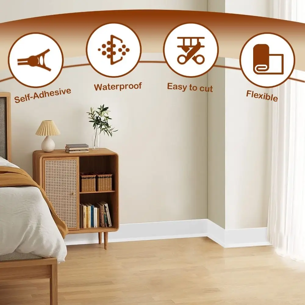Home Decor PVC Baseboard Moldi – обзор и цена Home Decor Wall Molding