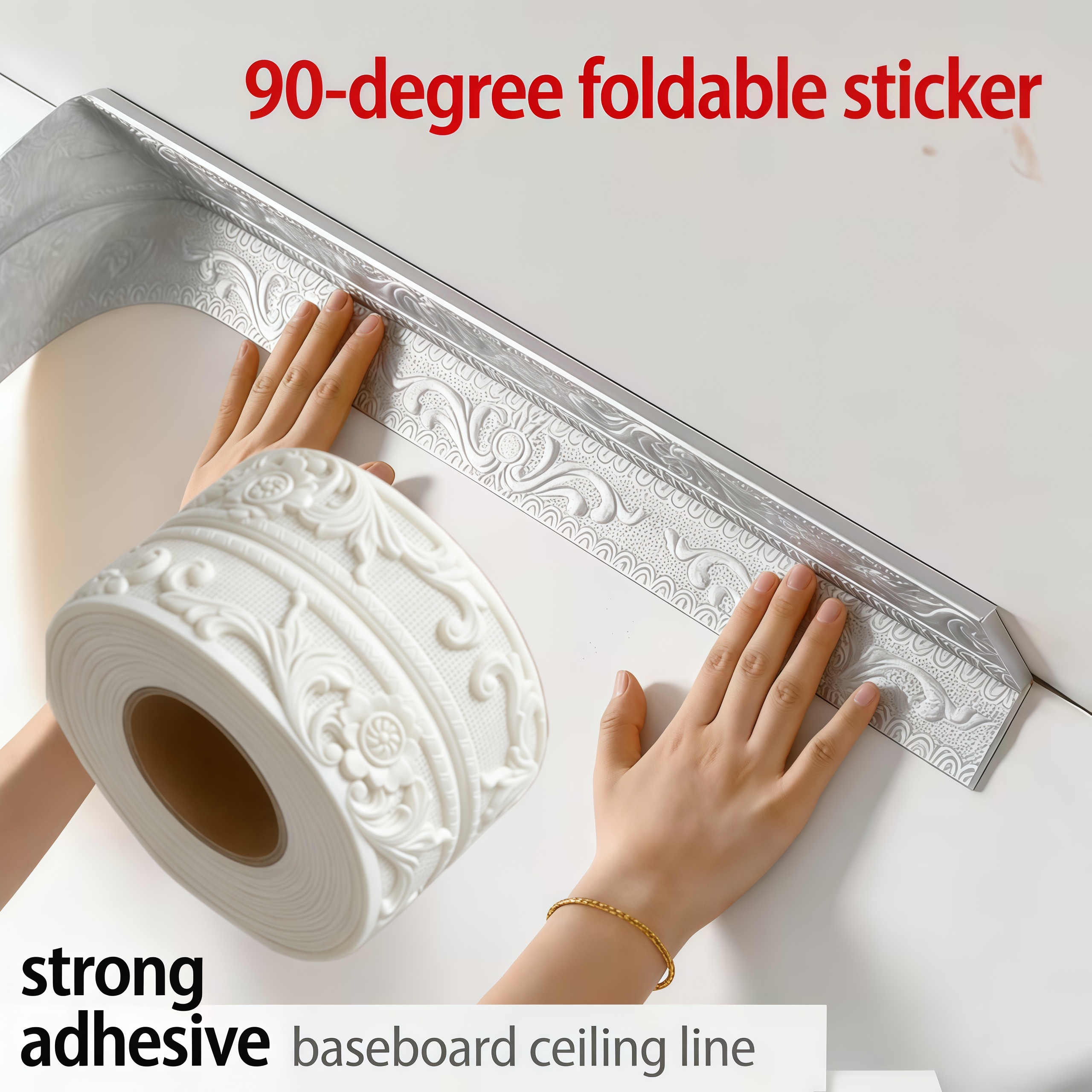 1pc Flexible Foam Molding Trim – обзор и цена Home Decor Wall Molding