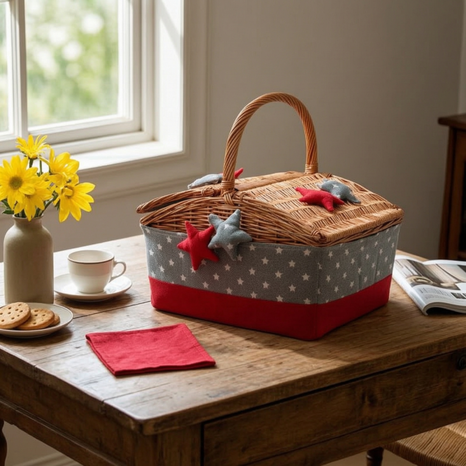 Handwoven Hamper with Handle D – обзор и цена Home Decor Hampers