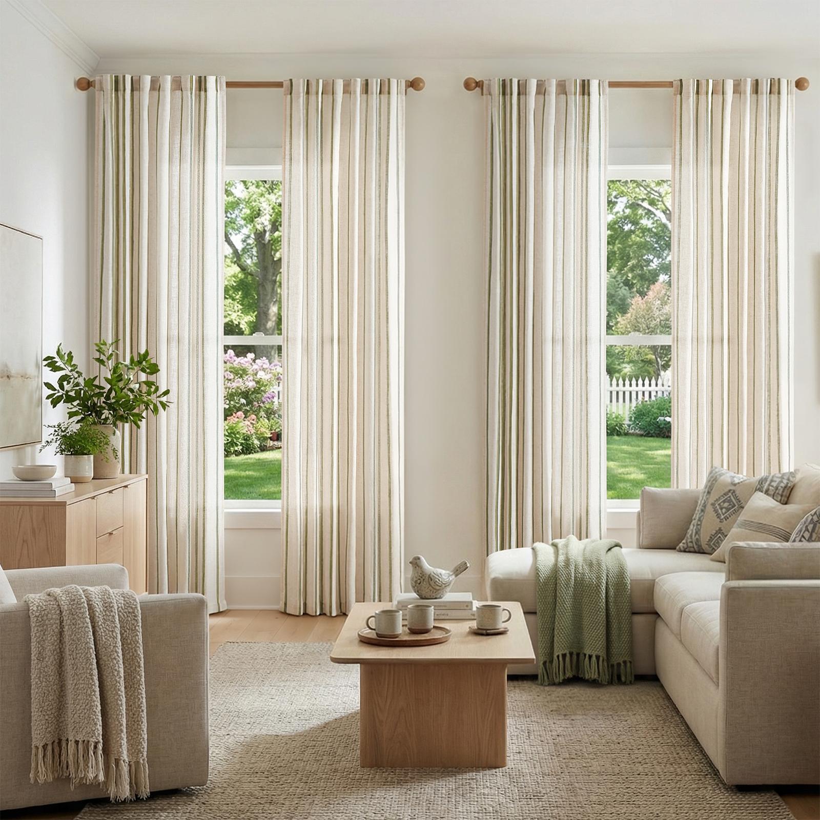 4 Panels Linen Curtains for Li – обзор и цена Blackout Curtains