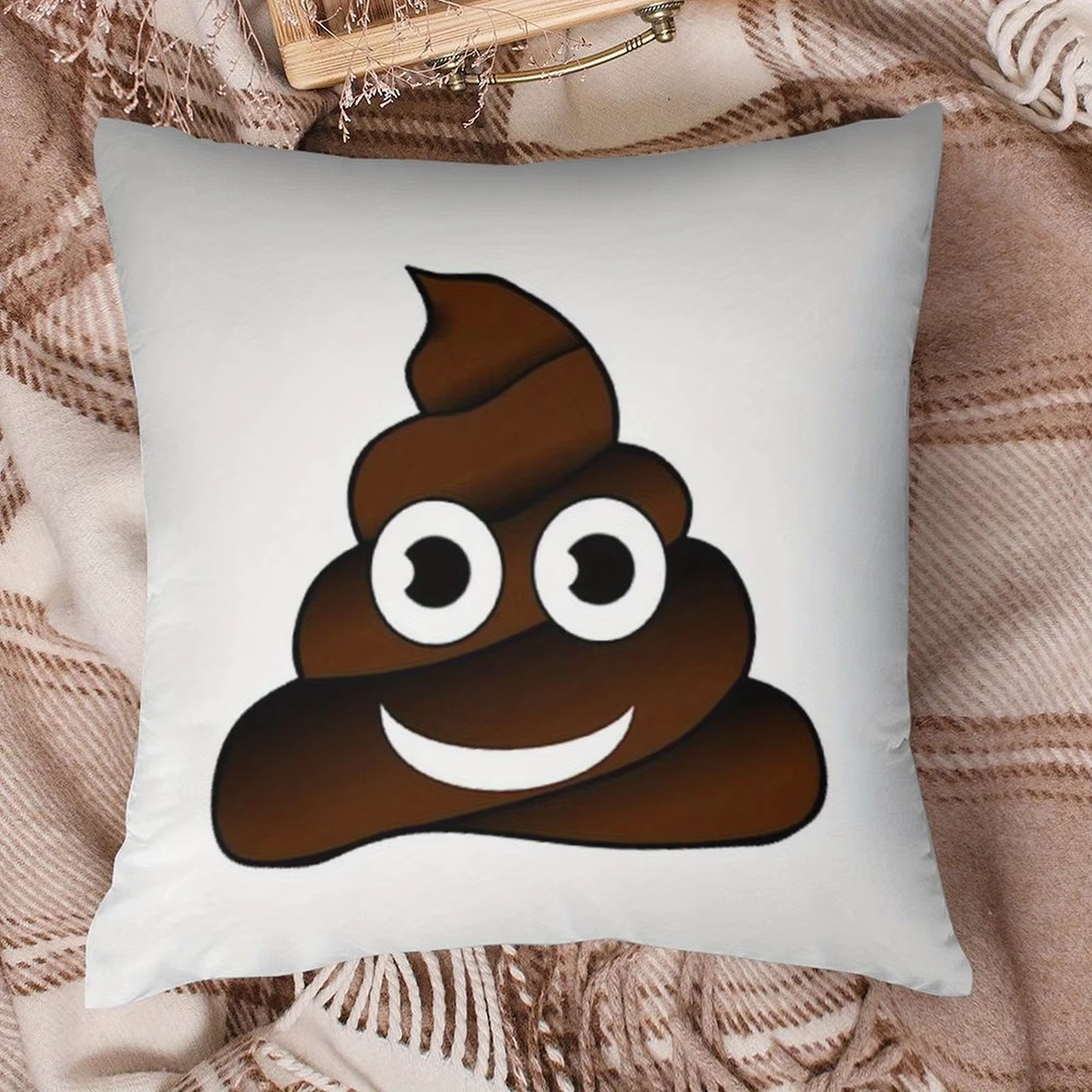 Double Sided Poop Emoji Cushio – обзор и цена Home Decor Emoji