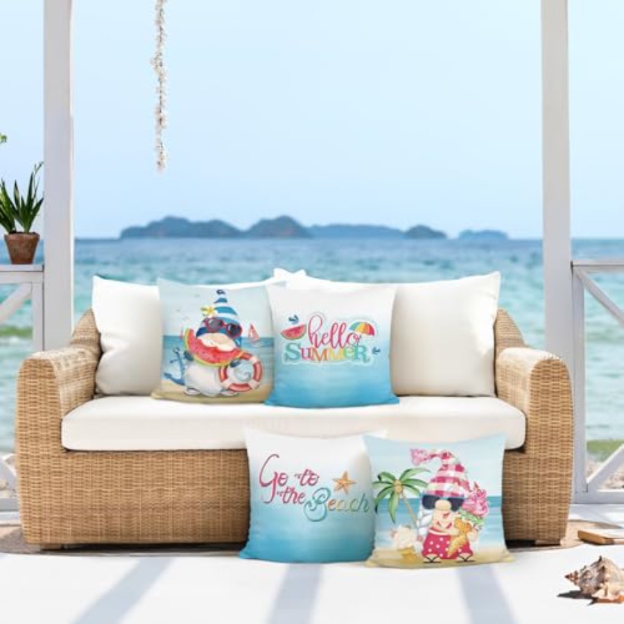 Beach Coastal Throw Pillow Cov – обзор и цена Home Decor Sofa