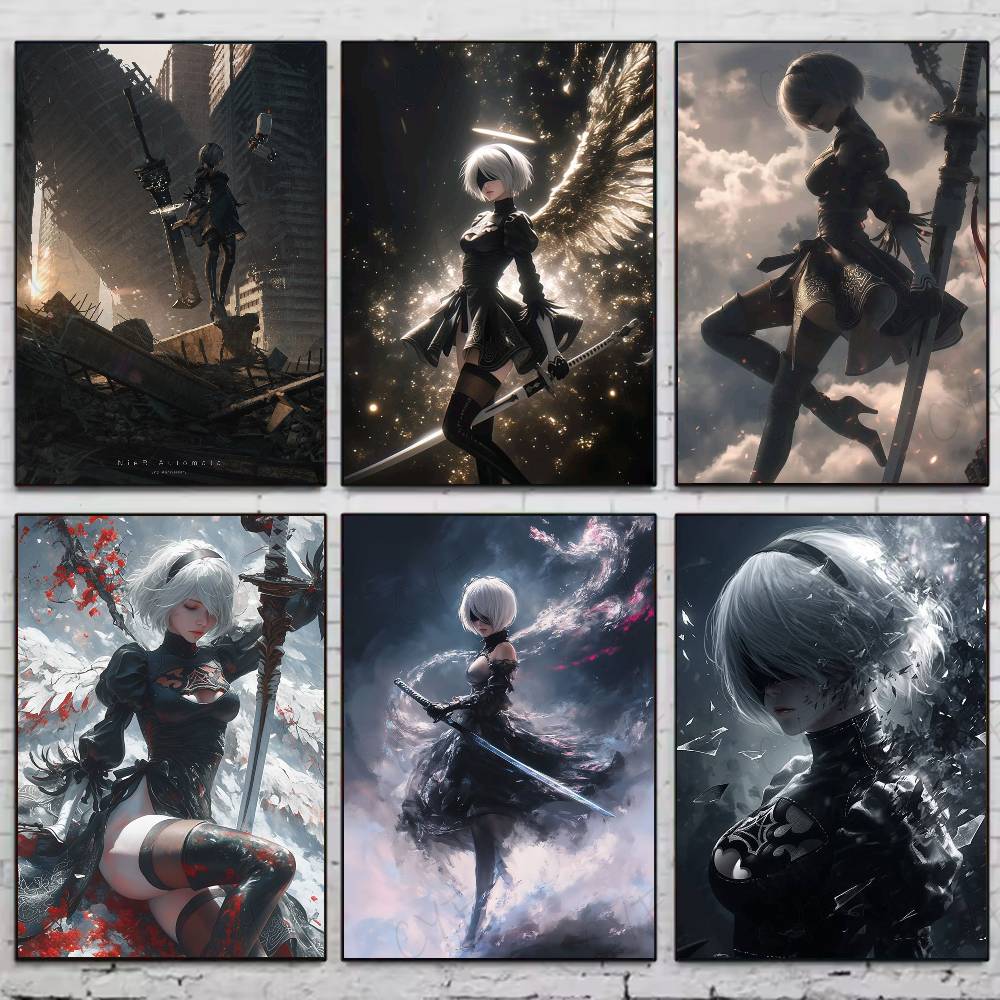 N-NieRAutomata Game Poster HD  – обзор и цена Home Decor Games Free
