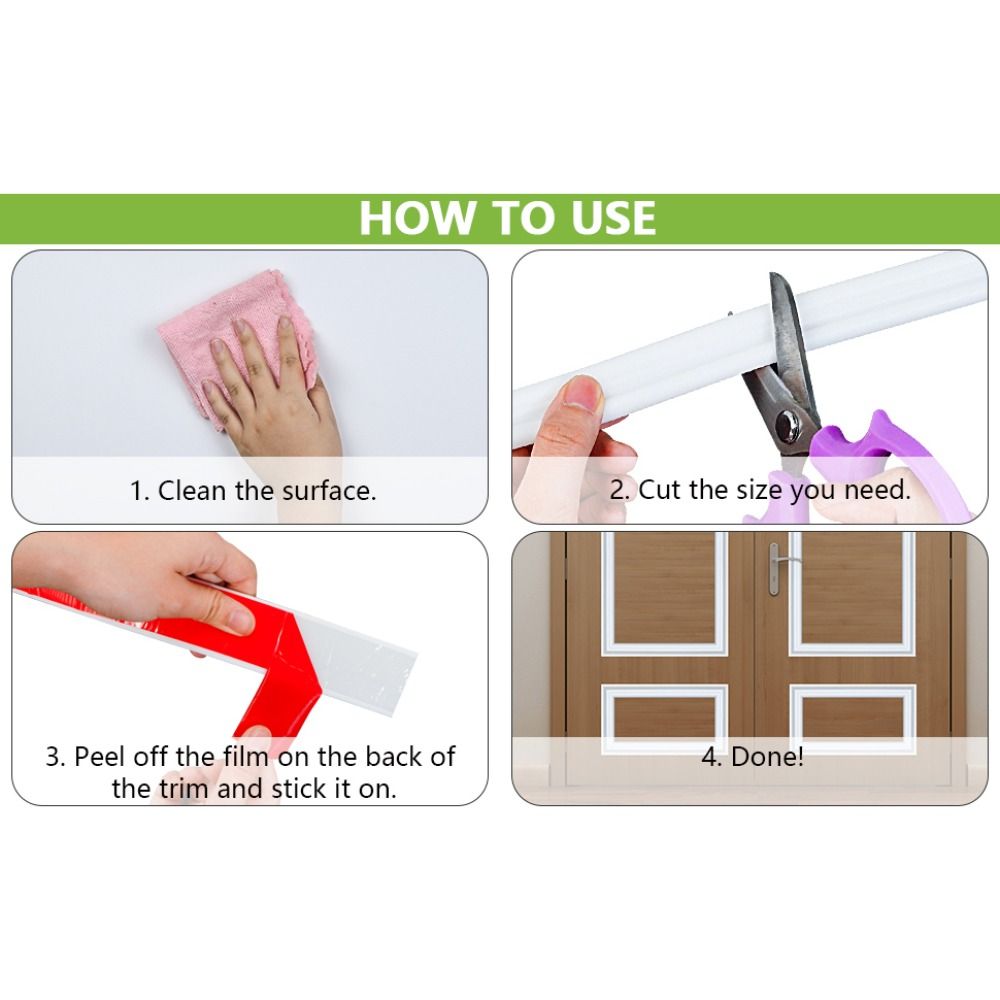 Self-Adhesive Wall Decoration  – обзор и цена Home Decor Wall Molding