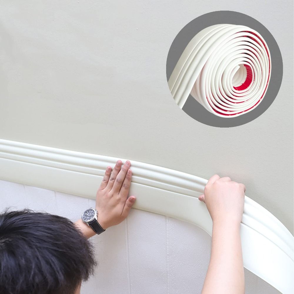 DIY Thickened Wall Baseboard A – обзор и цена Home Decor Wall Molding