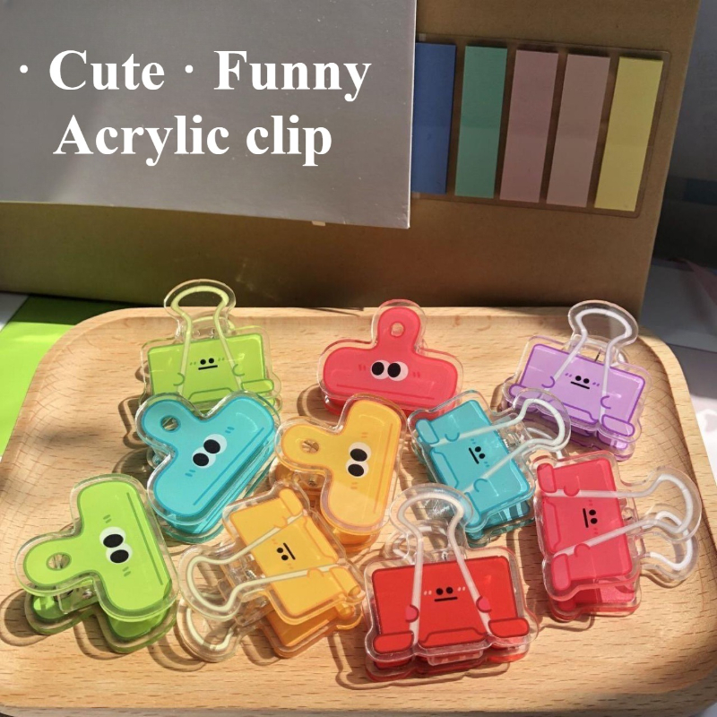 5pcs/set Cute Acrylic Clip Fun – обзор и цена Home Decor Emoji