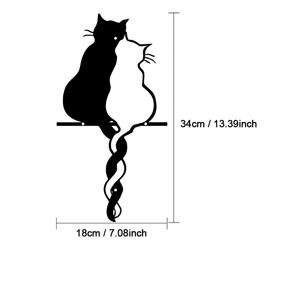 Metal Lovers Cat Wall Art Hang – обзор и цена Home Decor Y2K