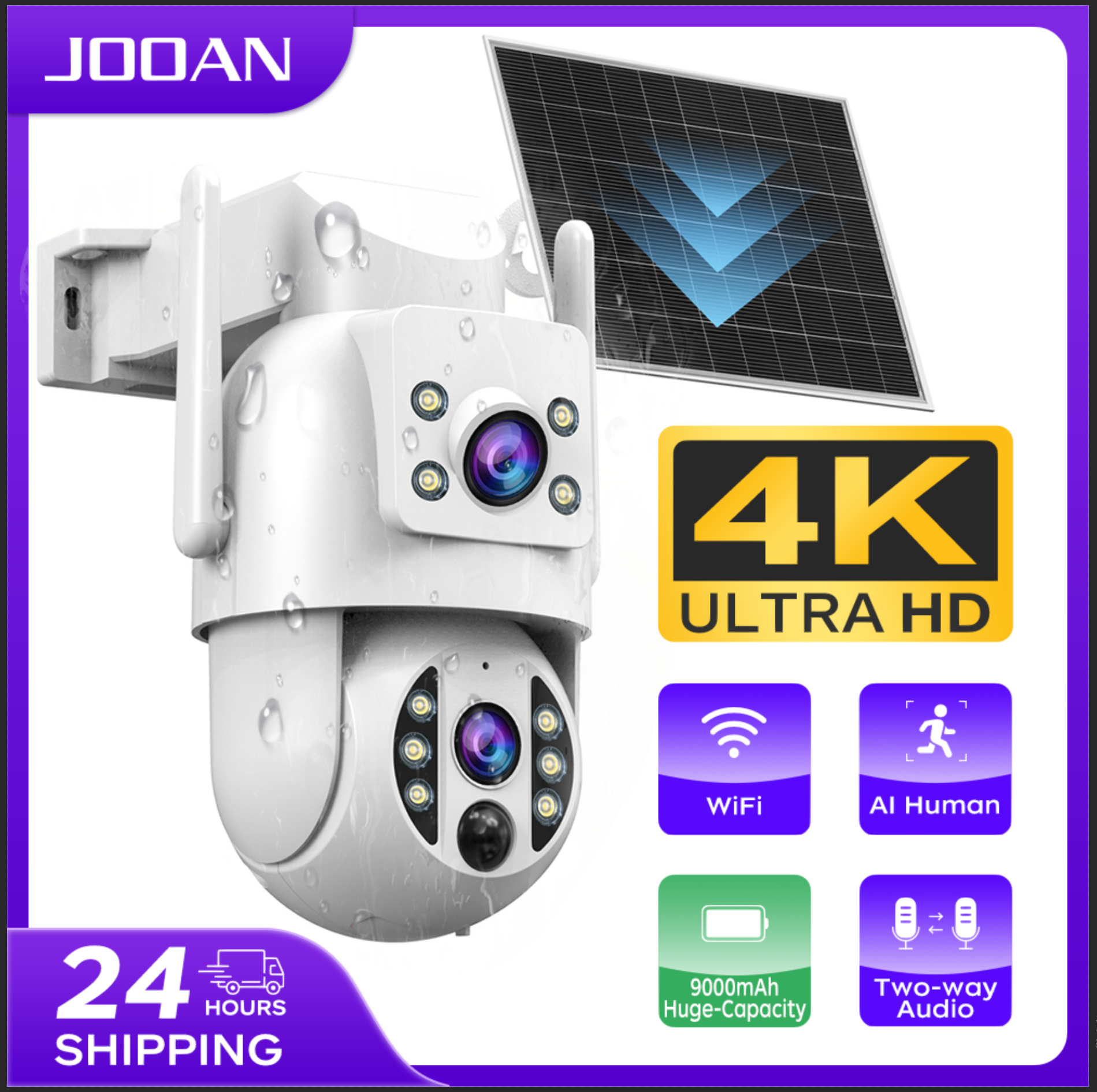 JOOAN 4K WiFi Solar Camera Dua – обзор и цена Home Decor Uk
