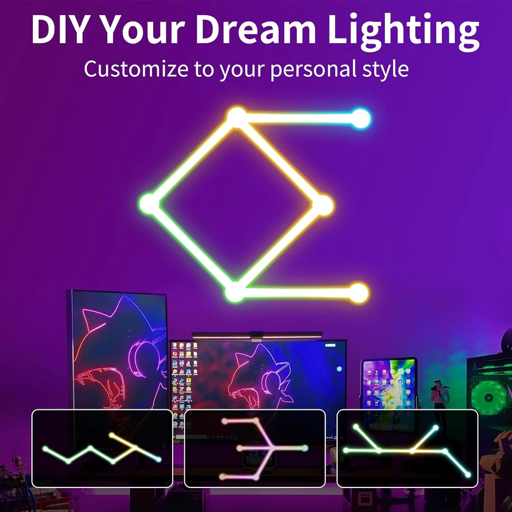 LED Smart DIY WIFI Wall Lamp S – обзор и цена Home Decor Wall Molding