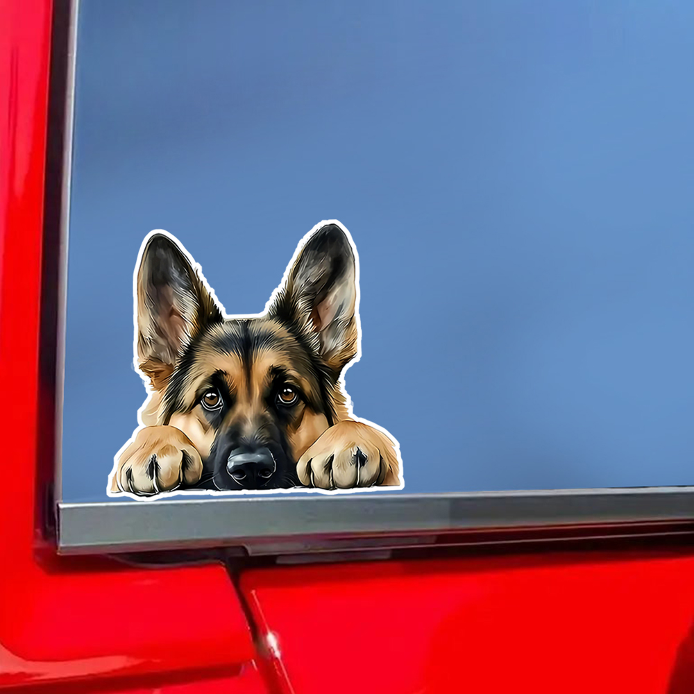 1PC Lying German Shepherd Viny – обзор и цена Germany Home Decor
