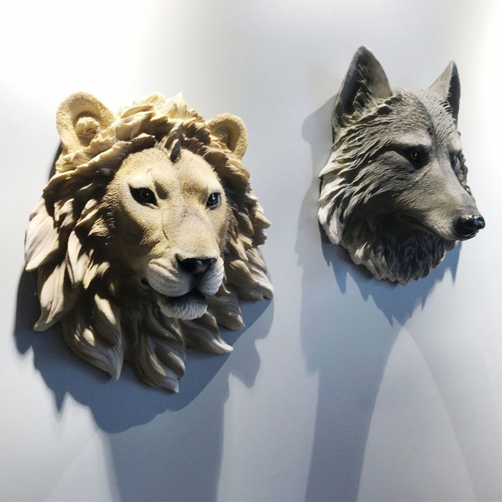 Animal Wolf Head Mold Lion Hea – обзор и цена Home Decor Wall Molding